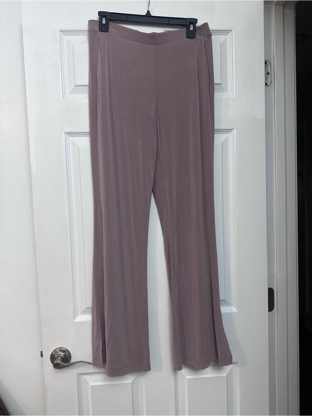 Lululemon Mauve/Taupe Pants Size Large High Rise Stretchy Wide Leg